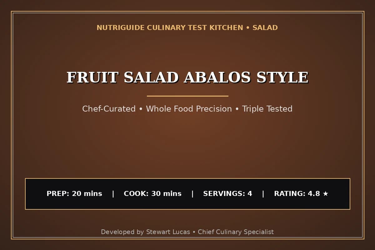 Fruit Salad Abalos Style