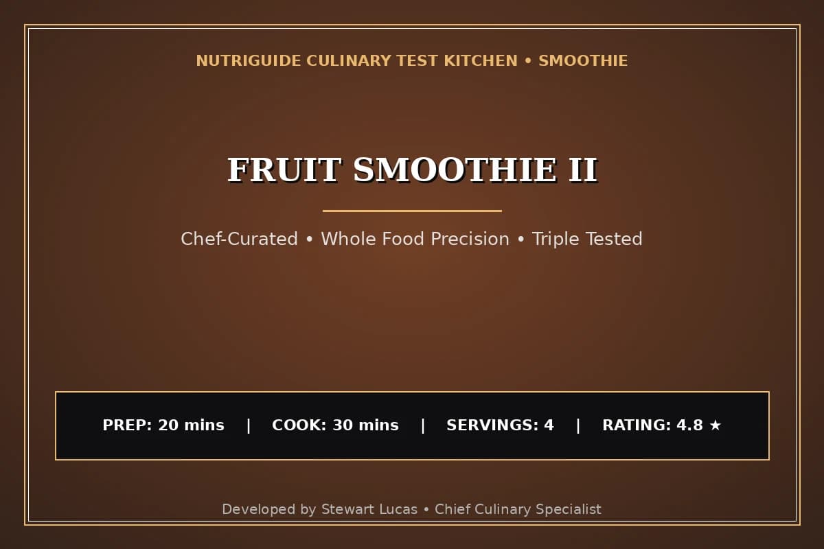 Fruit Smoothie Ii