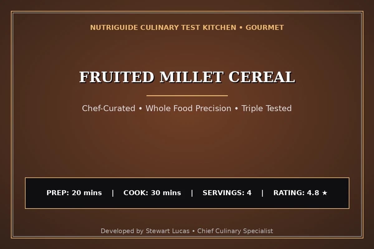 Fruited Millet Cereal