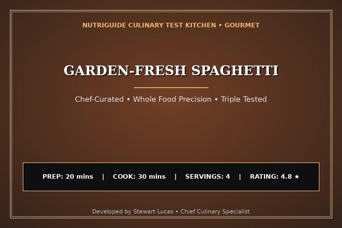 Garden-Fresh Spaghetti