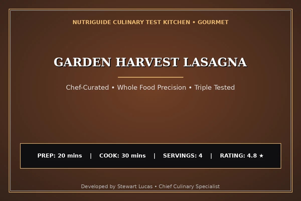 Garden Harvest Lasagna