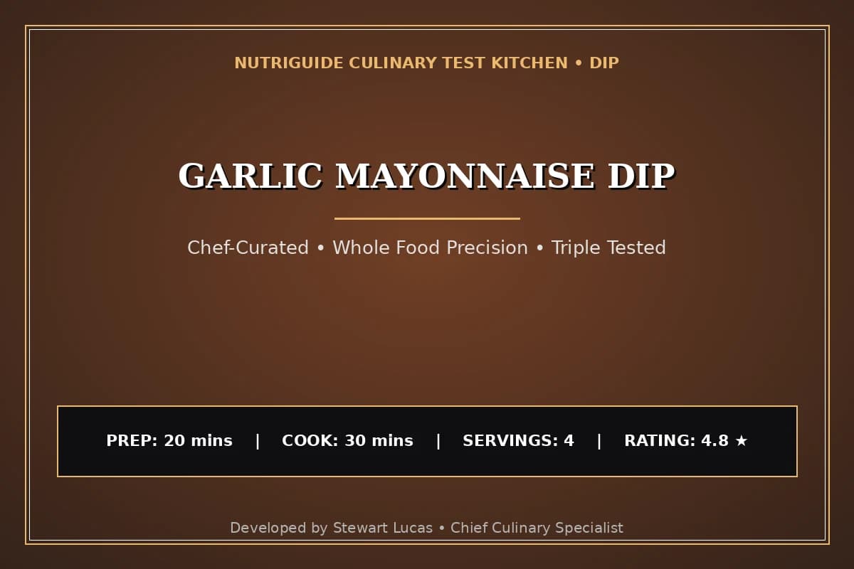 Garlic Mayonnaise Dip