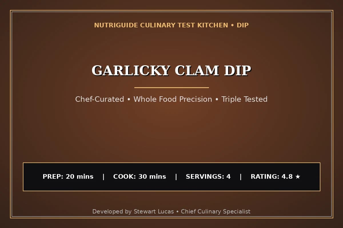 Garlicky Clam Dip