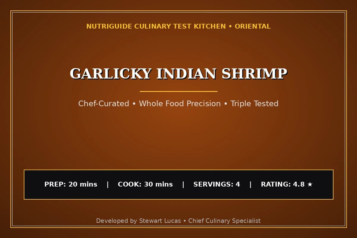 Garlicky Indian Shrimp