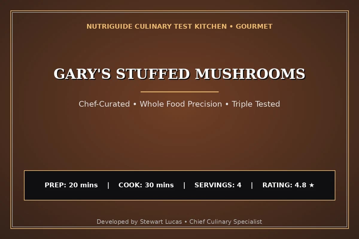 Gary'S Stuffed Mushrooms