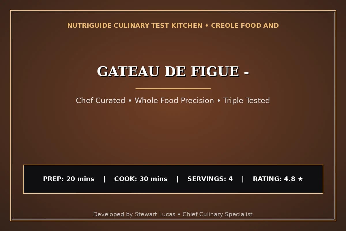Gateau De Figue -