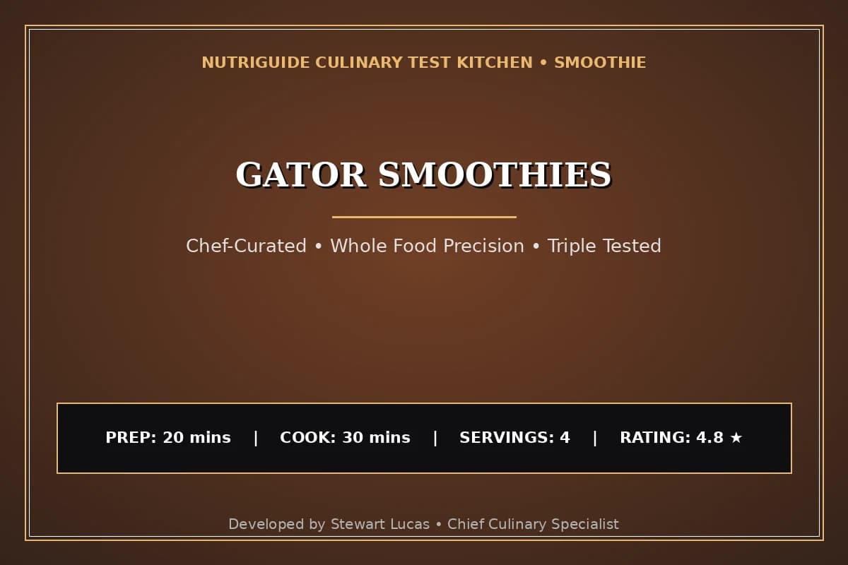 Gator Smoothies
