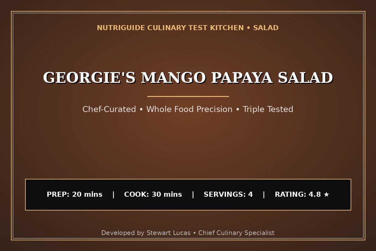 Georgie'S Mango Papaya Salad