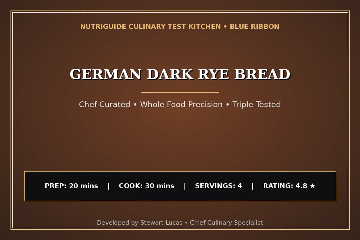 German Dark Rye Bread