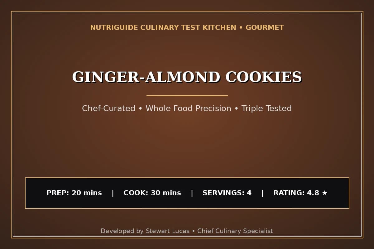 Ginger-Almond Cookies