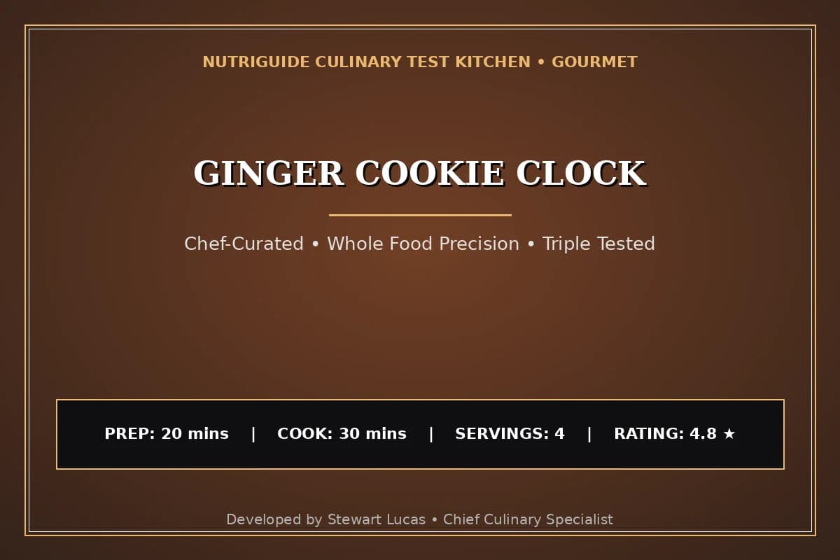 Ginger Cookie Clock