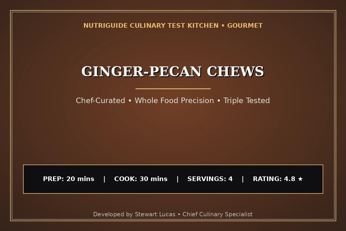 Ginger-Pecan Chews