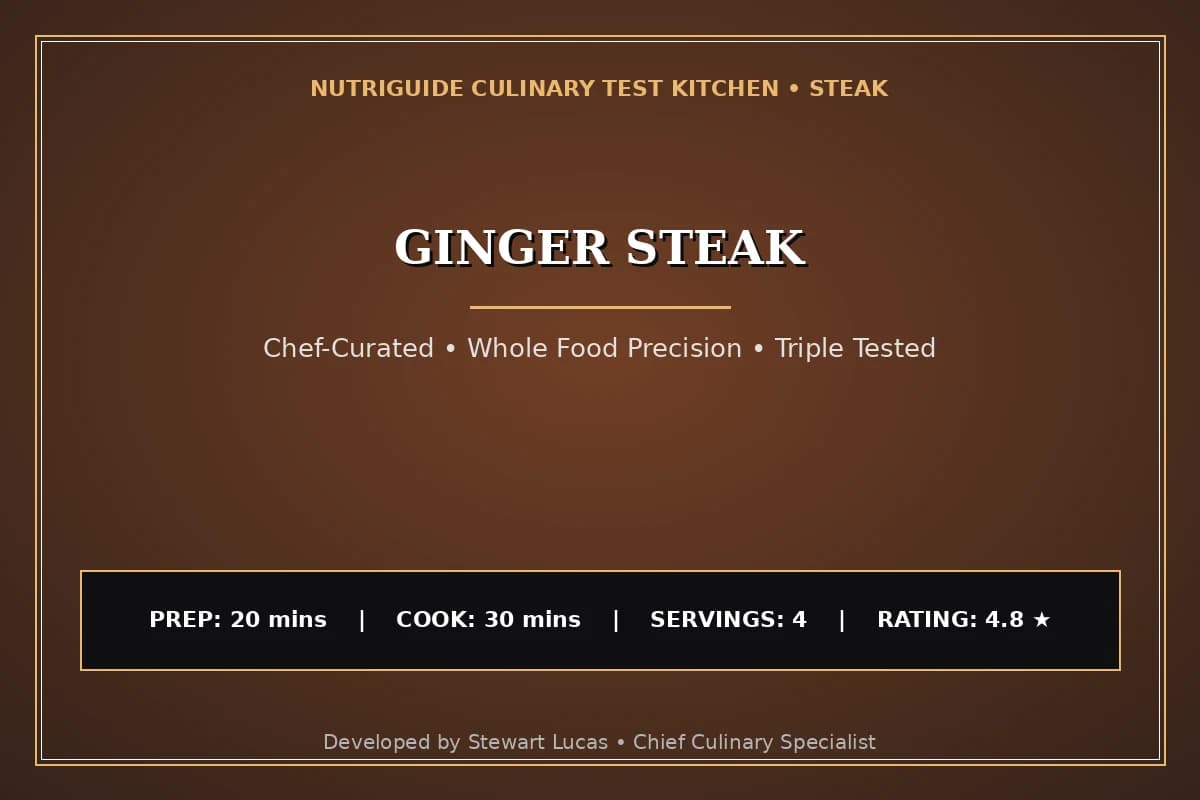 Ginger Steak