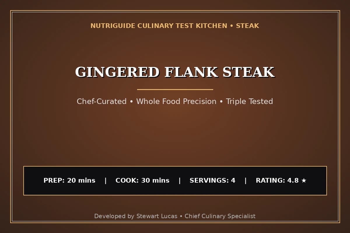 Gingered Flank Steak