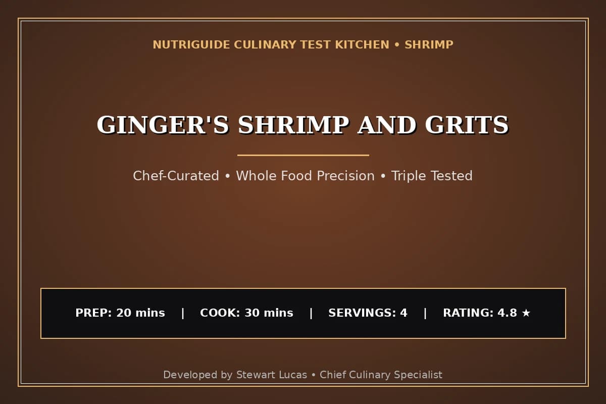 Ginger'S Shrimp And Grits