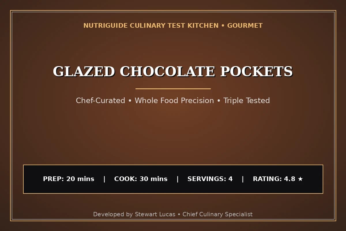 Glazed Chocolate Pockets