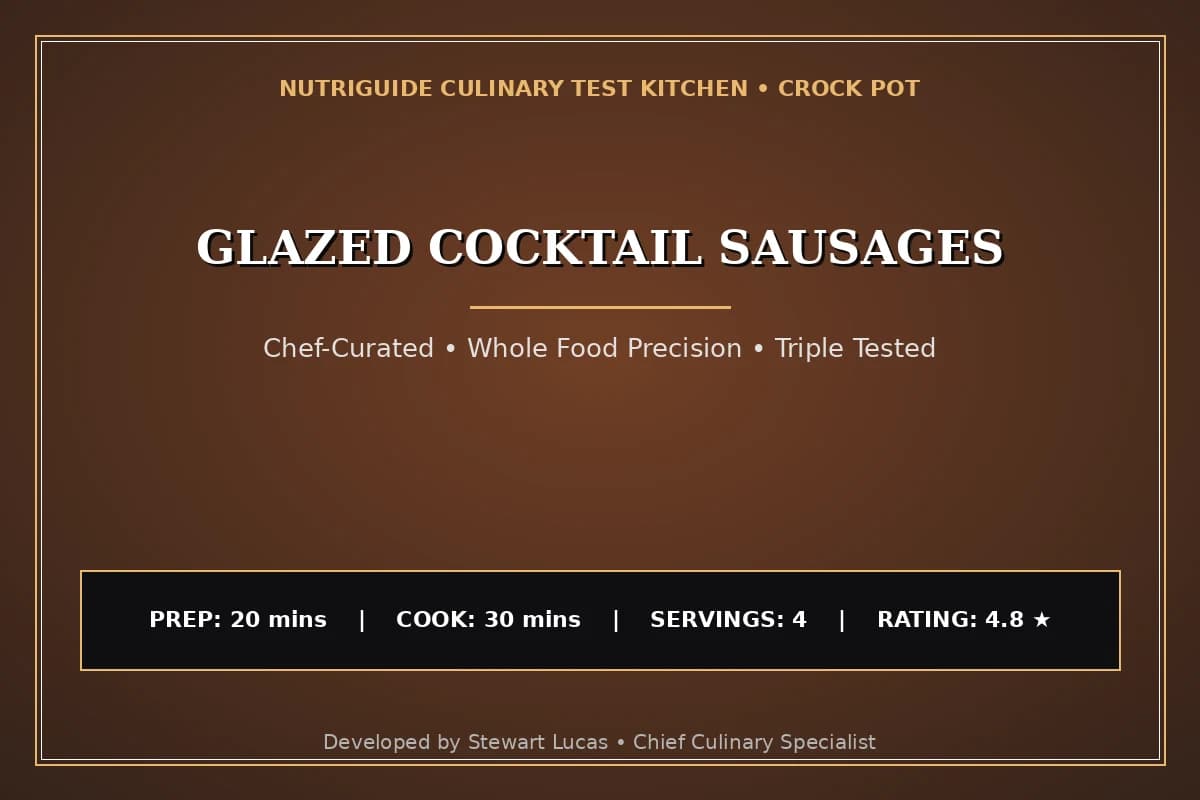 Glazed Cocktail Sausages