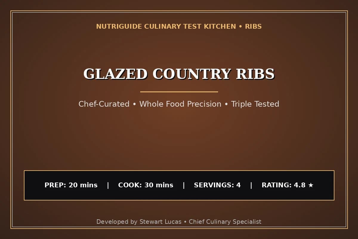 Glazed Country Ribs