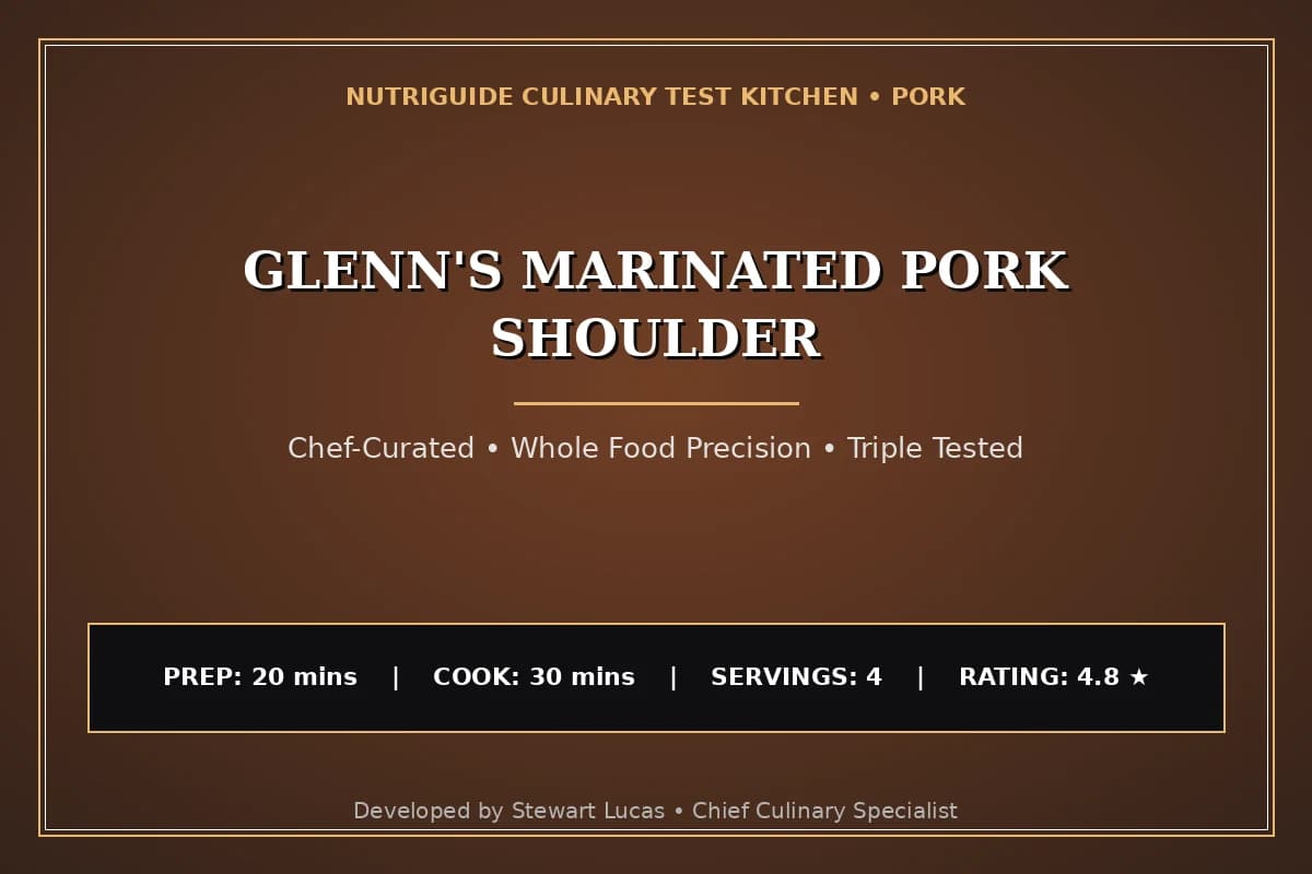 Glenn'S Marinated Pork Shoulder