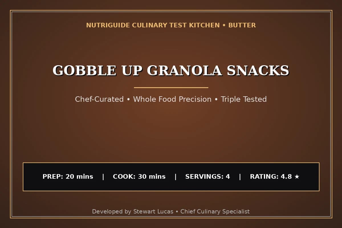 Gobble Up Granola Snacks