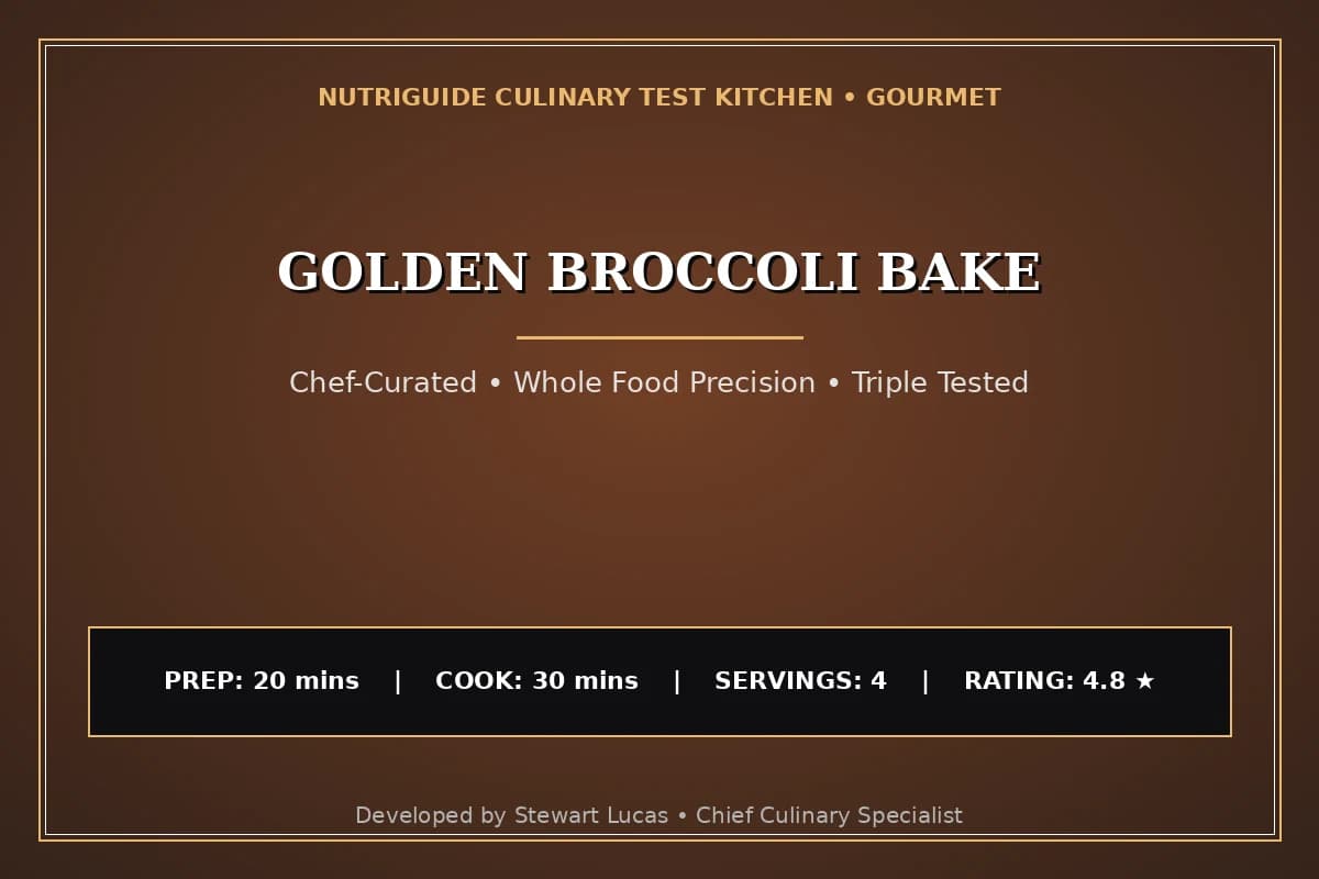 Golden Broccoli Bake