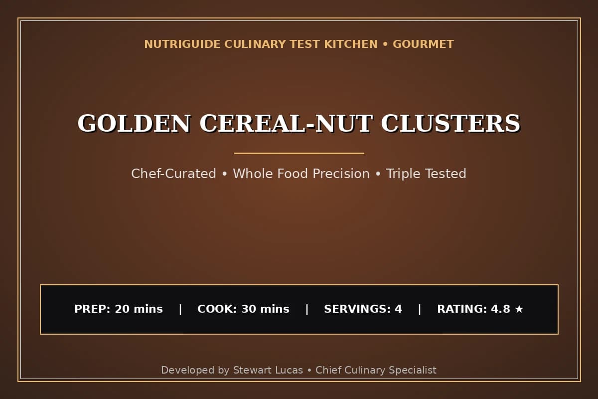 Golden Cereal-Nut Clusters
