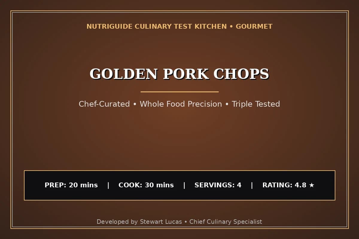 Golden Pork Chops