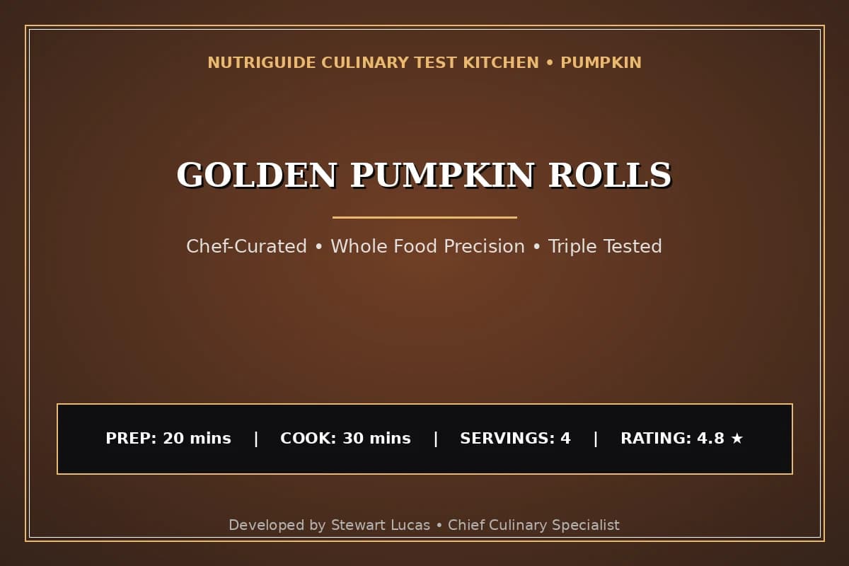 Golden Pumpkin Rolls
