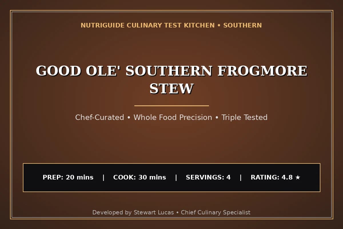 Good Ole' Southern Frogmore Stew
