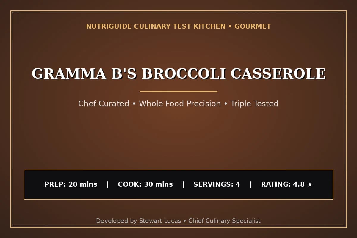 Gramma B'S Broccoli Casserole