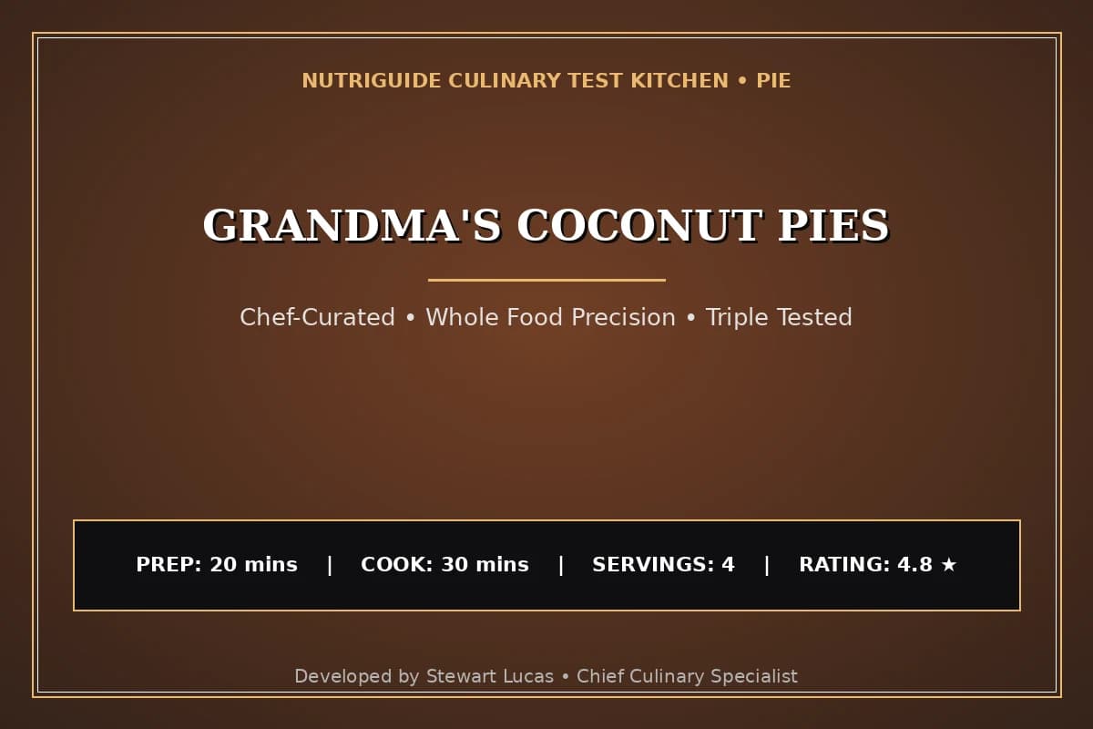 Grandma'S Coconut Pies
