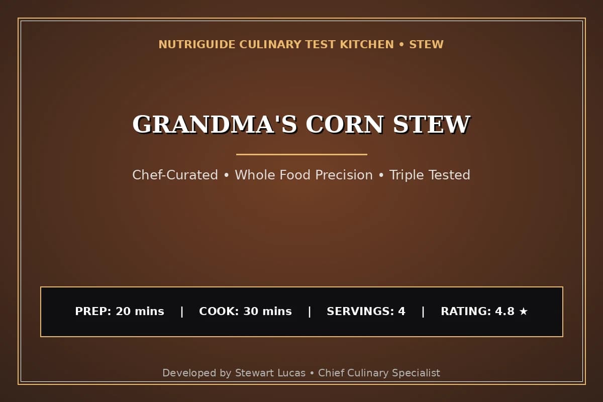 Grandma'S Corn Stew
