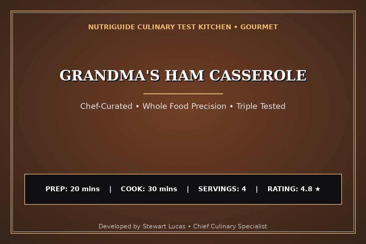 Grandma'S Ham Casserole