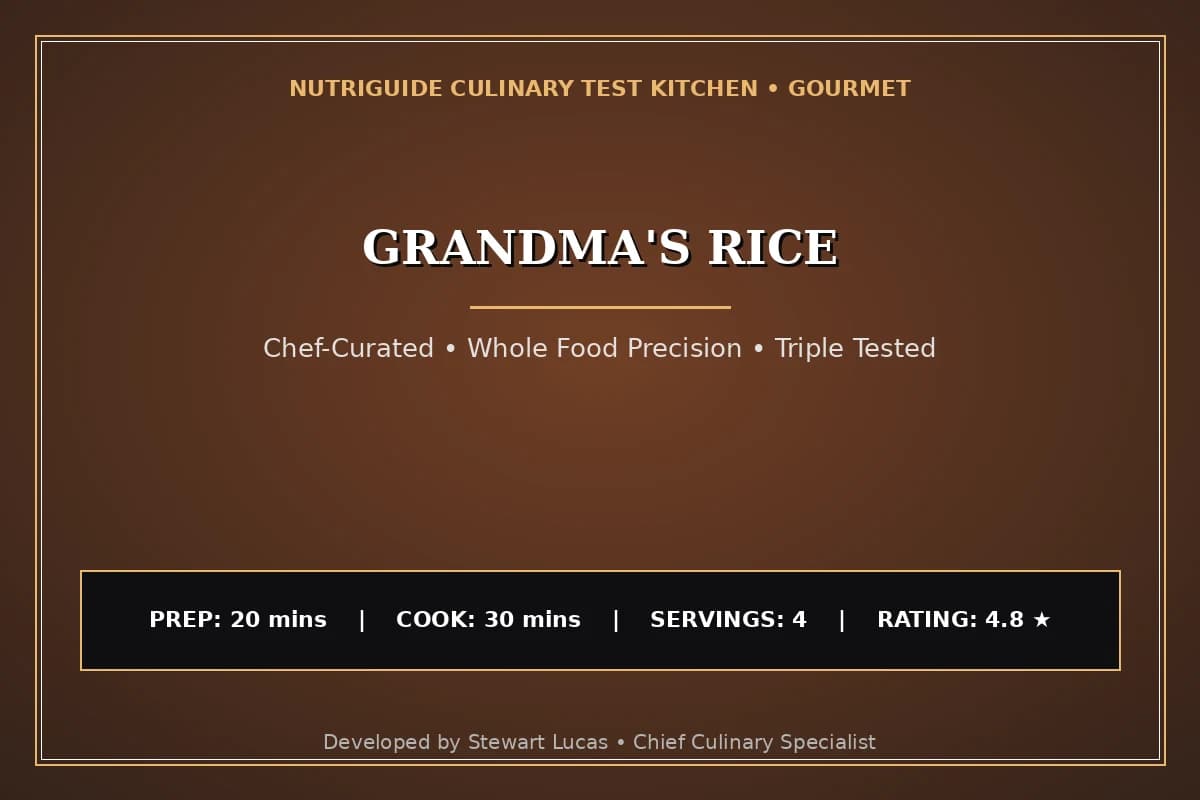 Grandma'S Rice