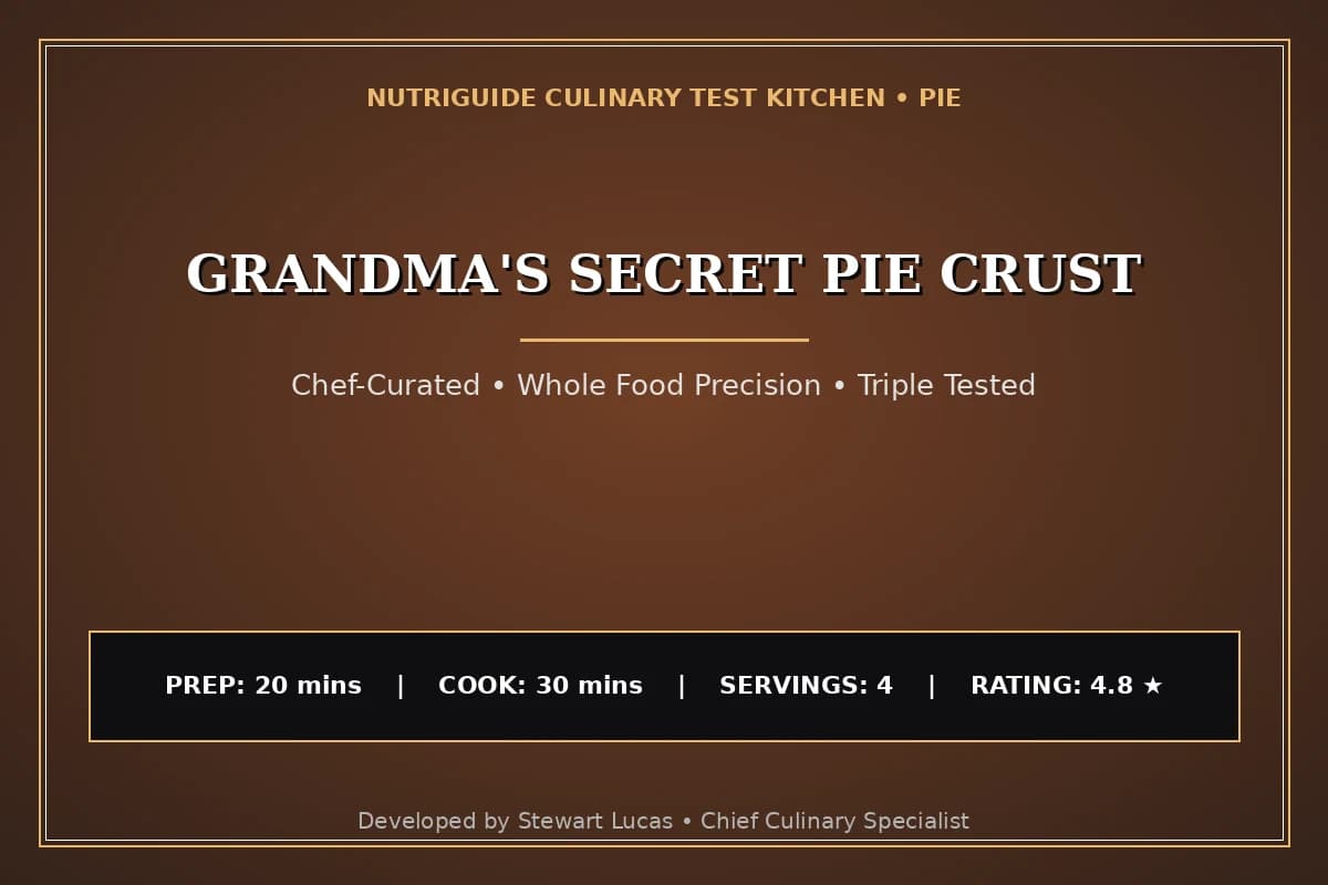 Grandma'S Secret Pie Crust