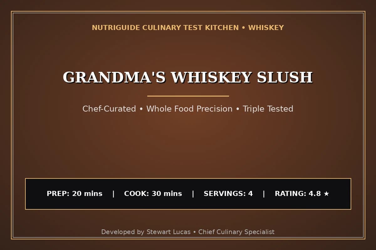 Grandma'S Whiskey Slush