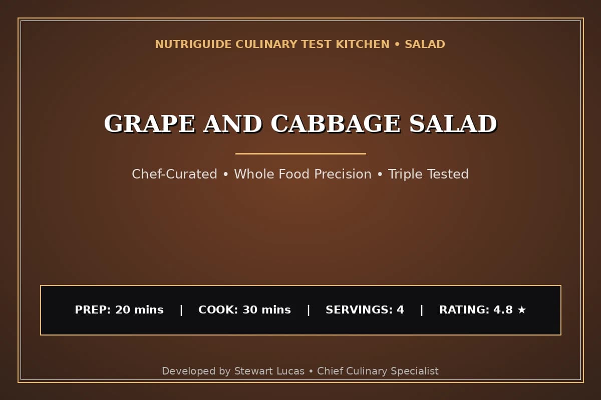 Grape And Cabbage Salad