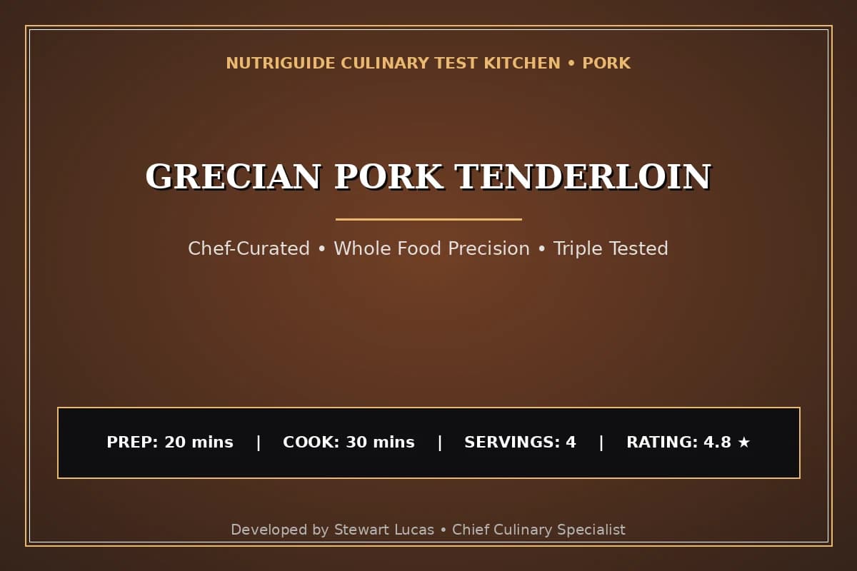 Grecian Pork Tenderloin