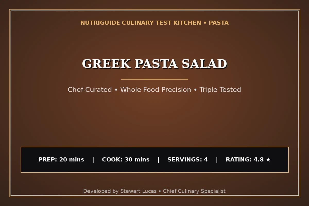 Greek Pasta Salad
