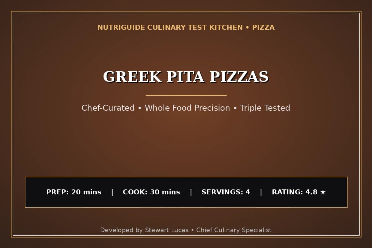 Greek Pita Pizzas
