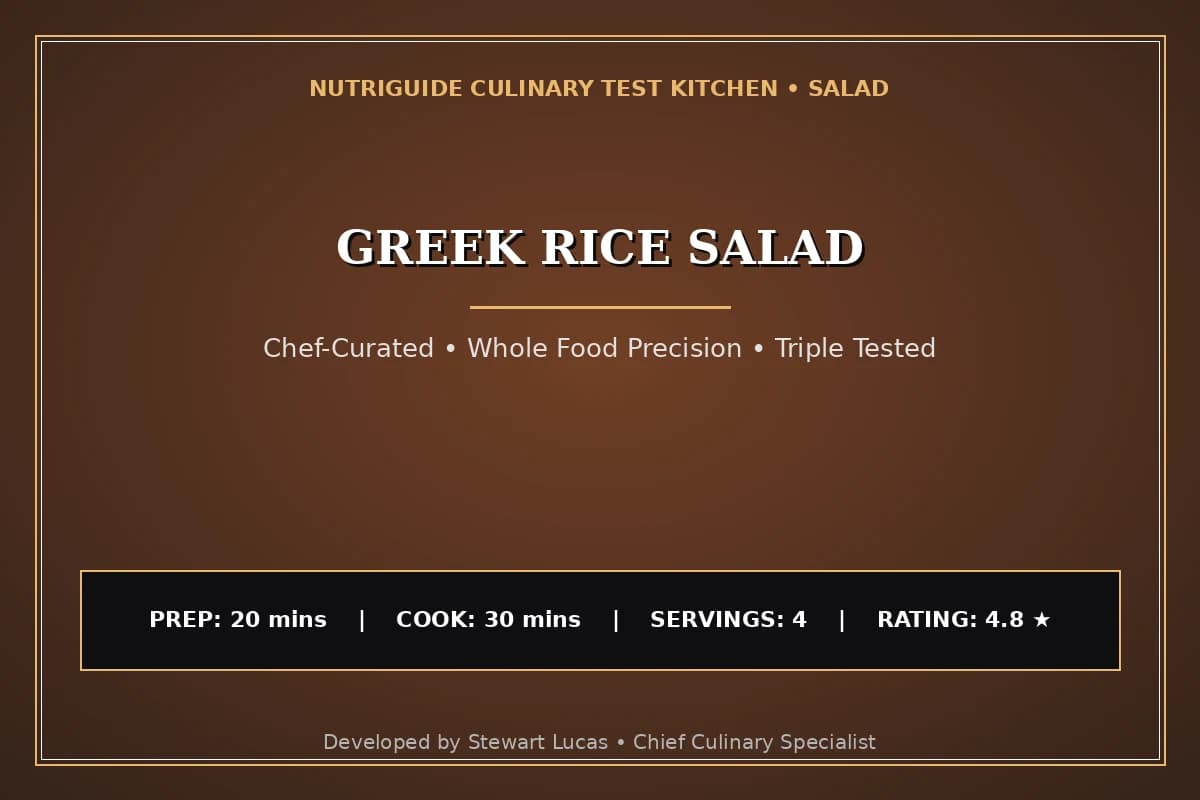 Greek Rice Salad