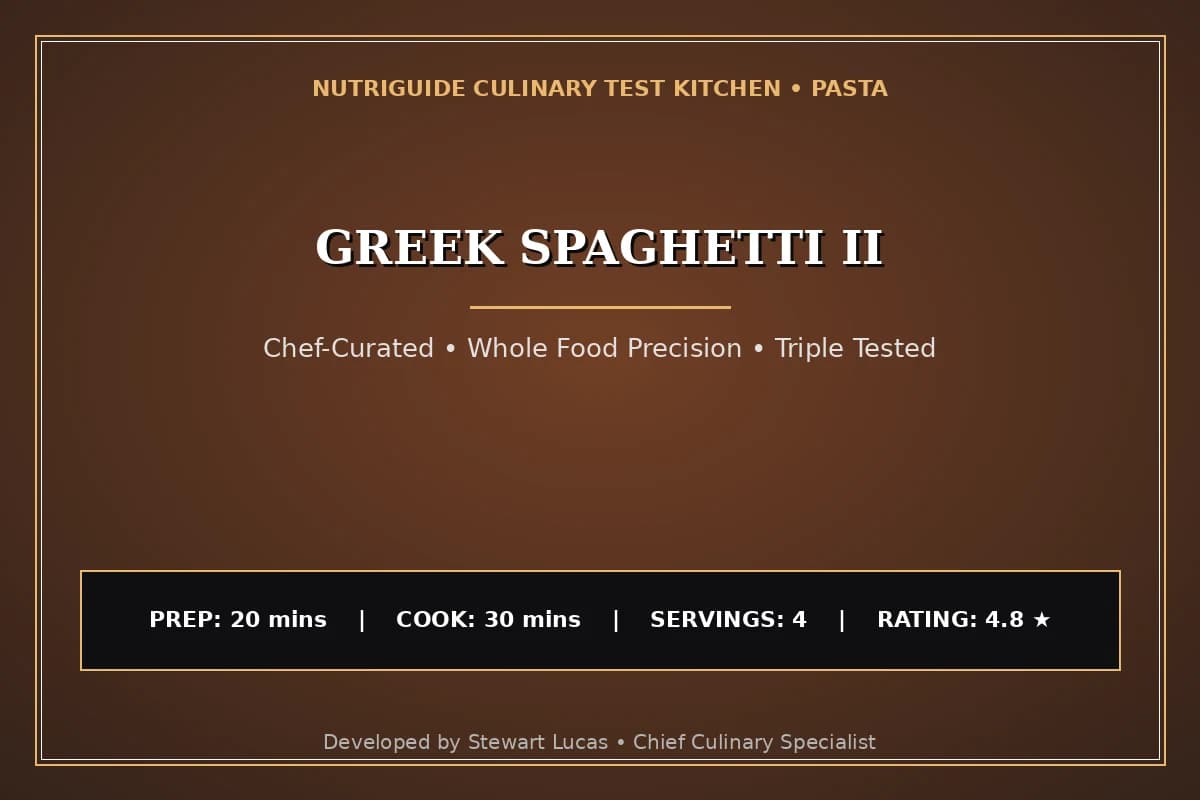 Greek Spaghetti Ii