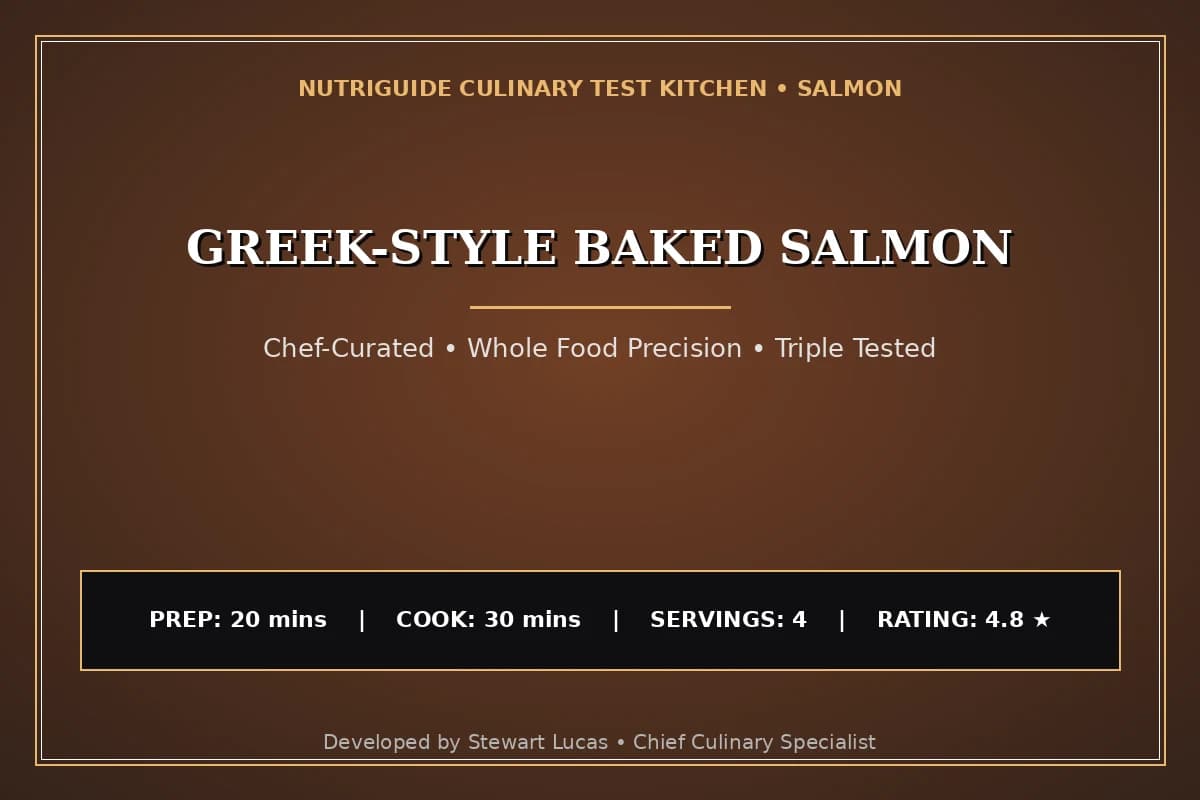 Greek-Style Baked Salmon