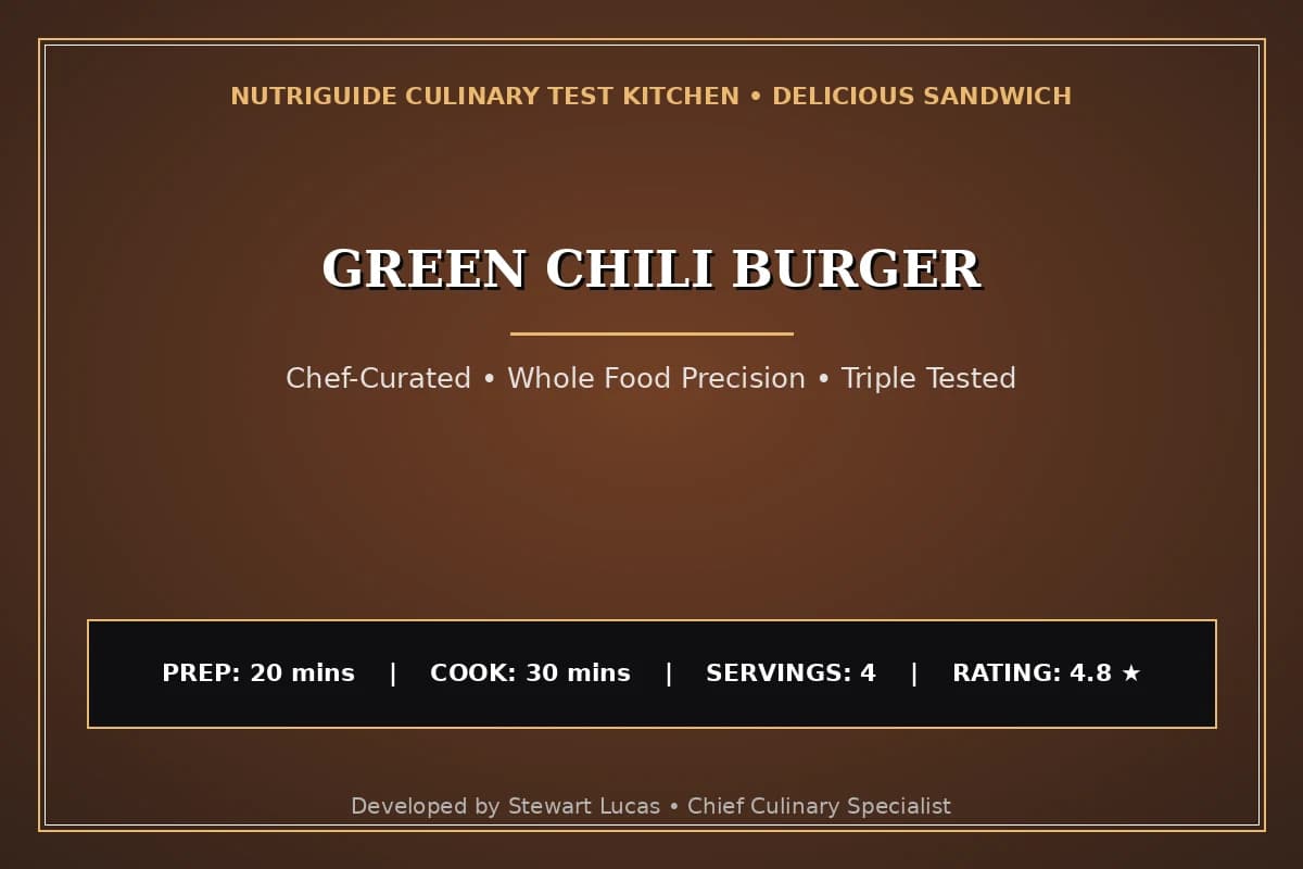 Green Chili Burger
