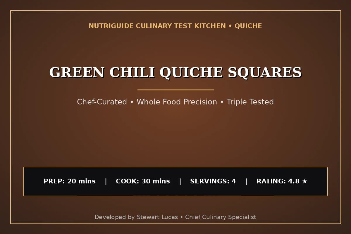 Green Chili Quiche Squares