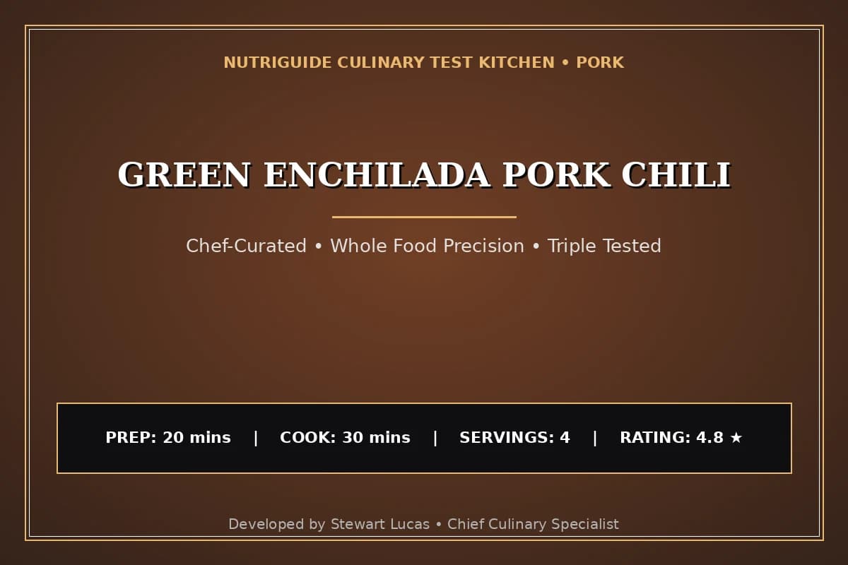 Green Enchilada Pork Chili