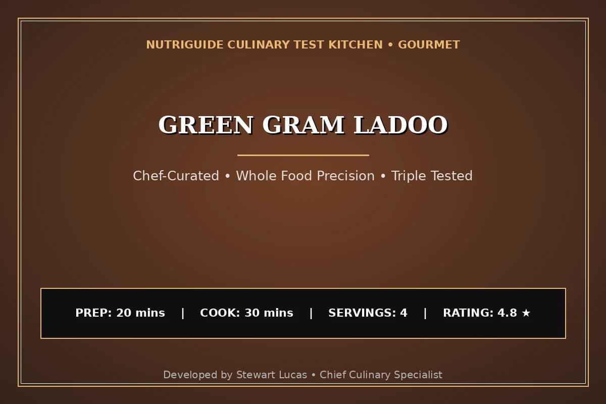 Green Gram Ladoo