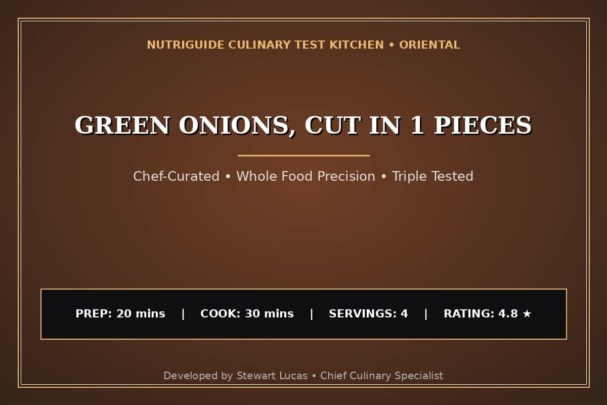 Green Onions, Cut In 1 Pieces