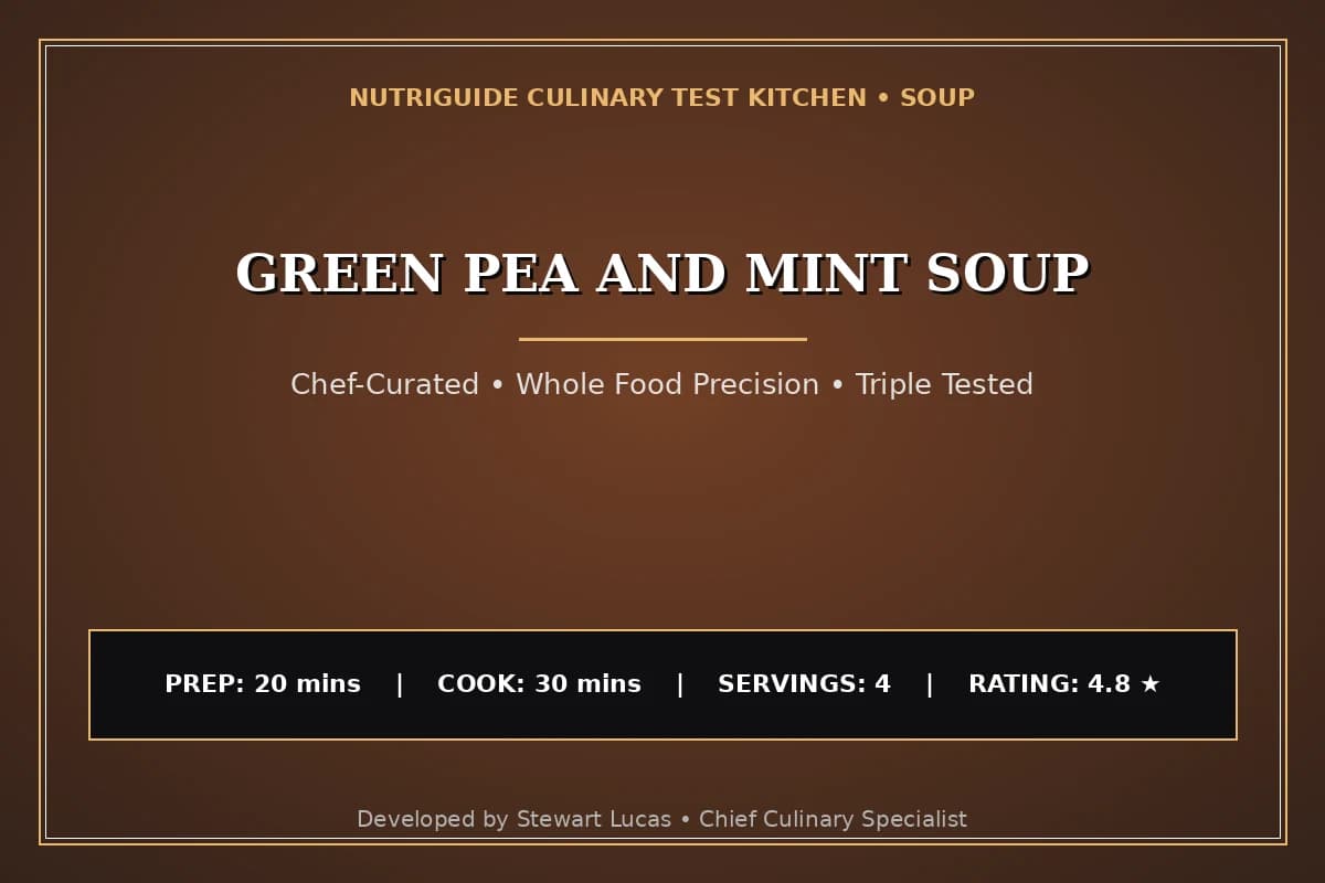 Green Pea And Mint Soup