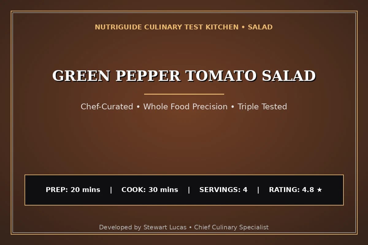 Green Pepper Tomato Salad